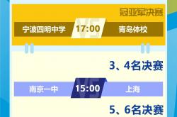 U19排(pái)球全锦赛9月16日赛程，男排(pái)争冠，女排(pái)半决赛