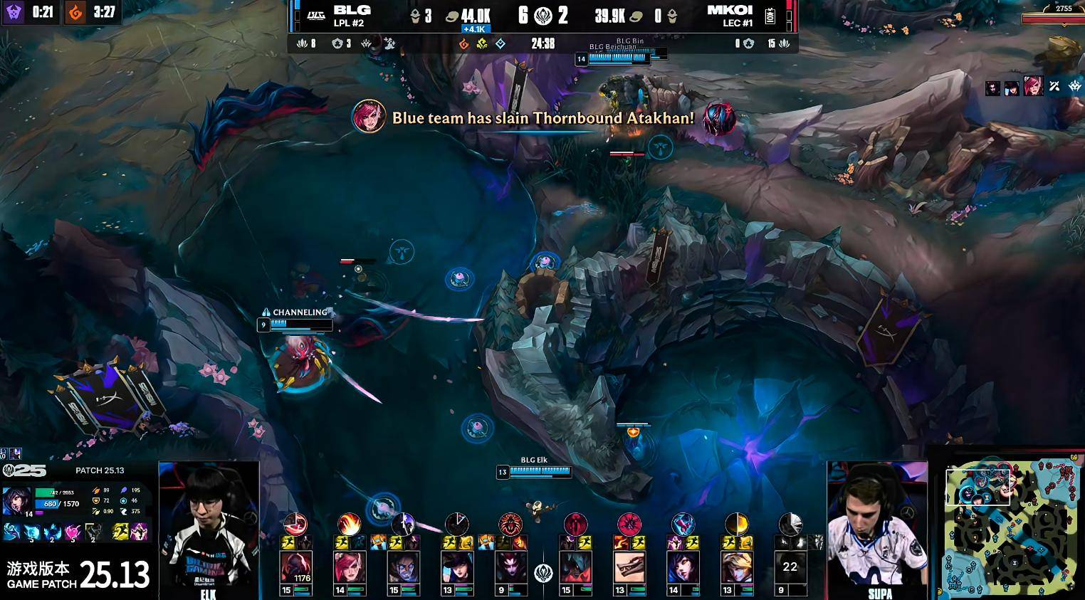 LOL-MSI：左手塞拉斯“闪电五连鞭”主宰比赛，BLG 3-1击败MKOI