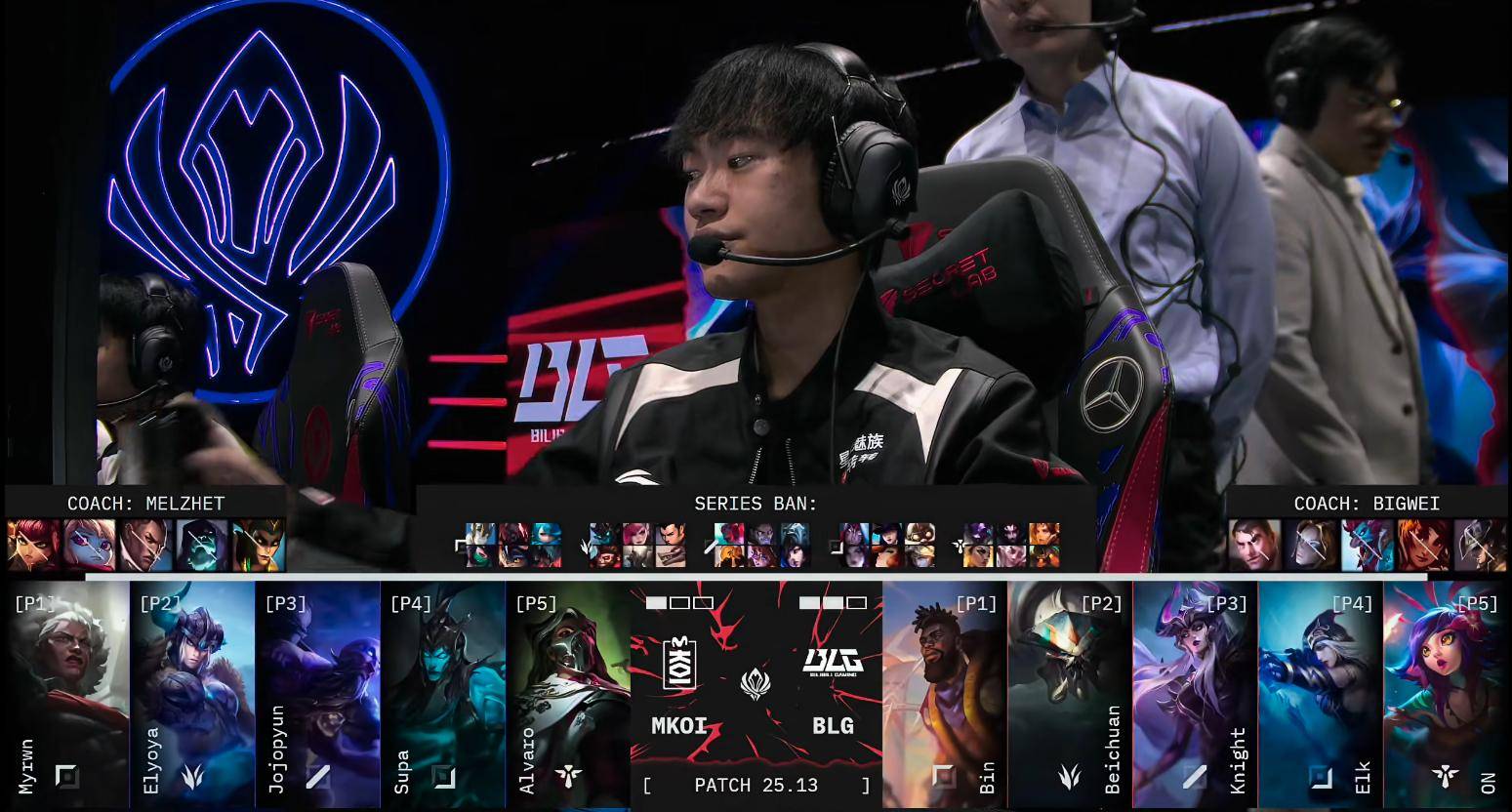 LOL-MSI：左手塞拉斯“闪电五连鞭”主宰比赛，BLG 3-1击败MKOI